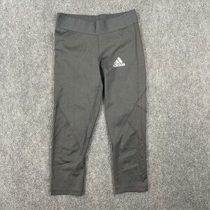 Adidas Womens Training Alphaskin Sport 3/4 Tights Black Small EUC
